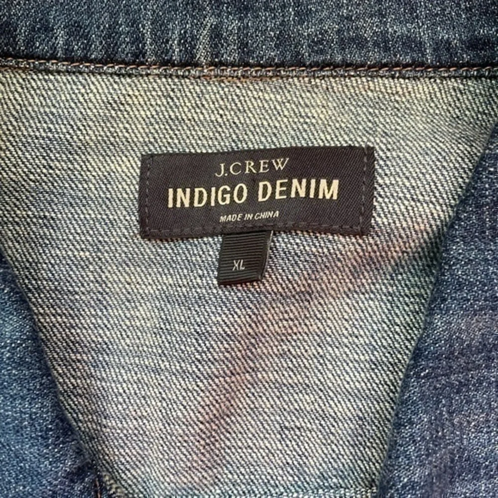 J.crew indigo denim jeans jacket